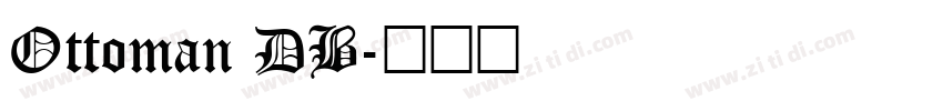 Ottoman DB字体转换